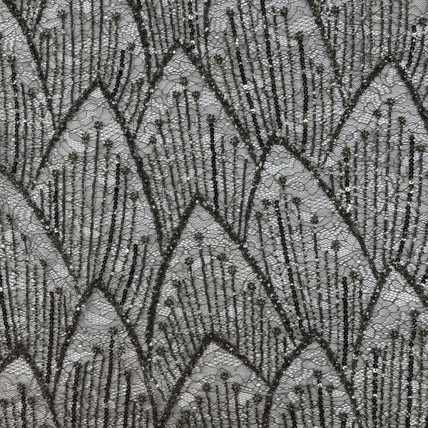 Starlight Beaded Lace Fabric