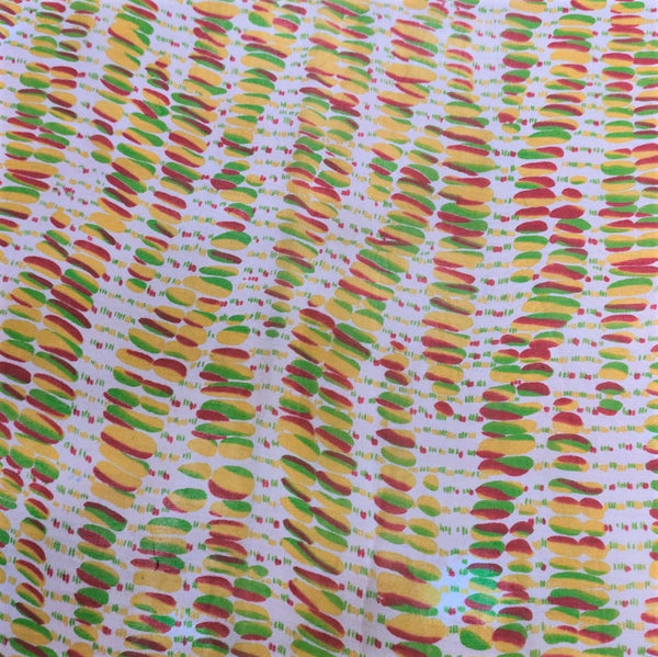 Double Spots Print On Silk Chiffon-SCPS145