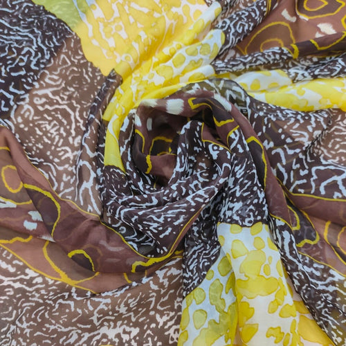Algeri Print On Silk Chiffon-SCPS105