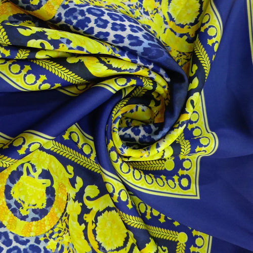 Aladin Golden Print On Korean Satin-KSPS12