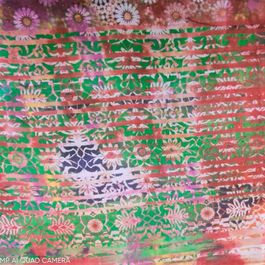 Visual Print On Silk Chiffon-SCPS210
