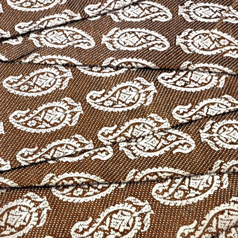 Paisley  Print On Chinese Jacquard CJPA05