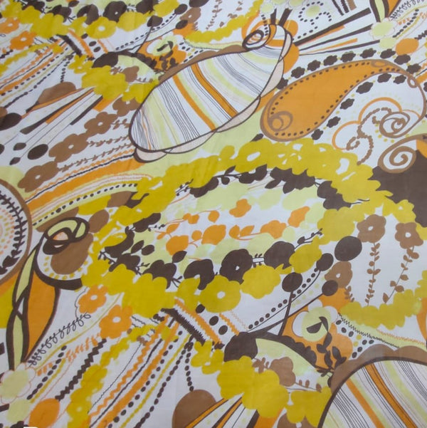 Paisely Print On Silk Chiffon-SCPS177