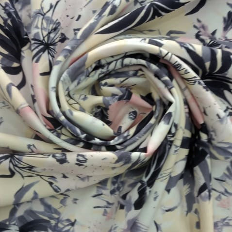 Summer Paradise Print On Banana Crepe BCPS20