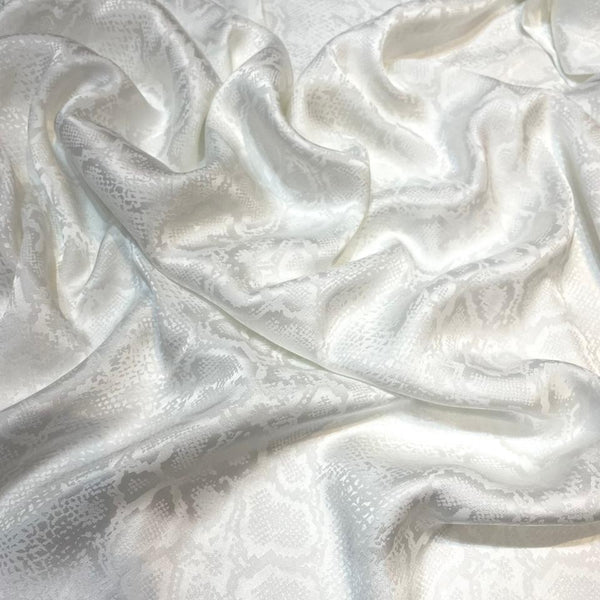 Alpine Jacquard (Python White) Fabric