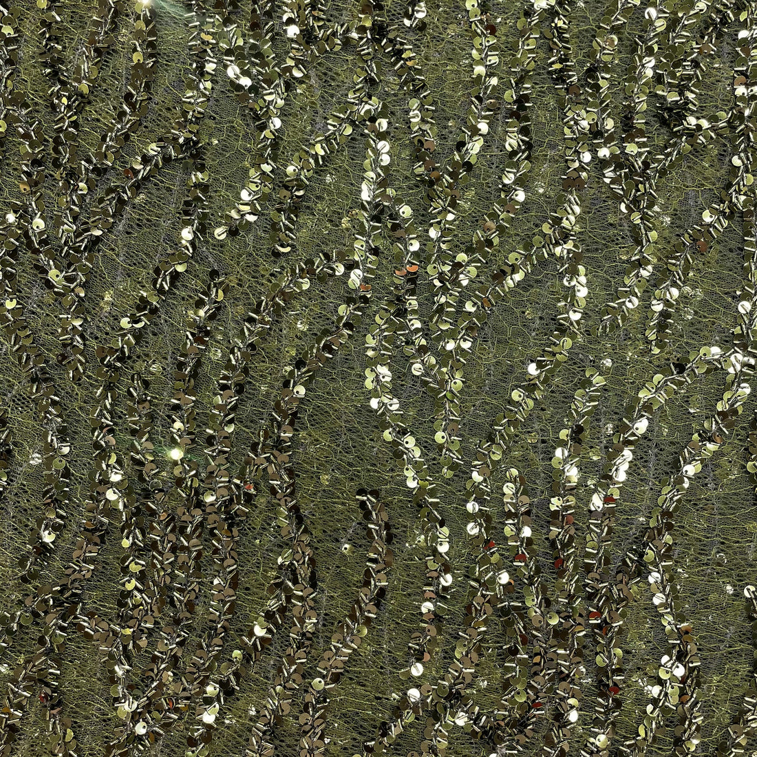 Wave Sequins French Lace