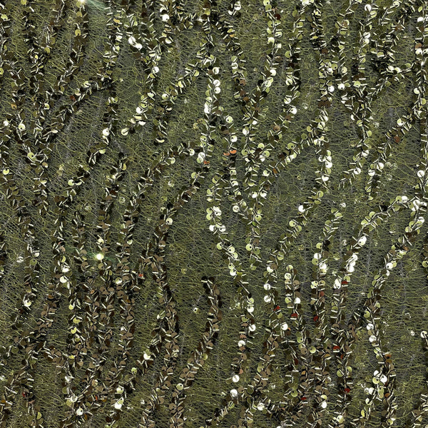 Wave Sequins French Lace