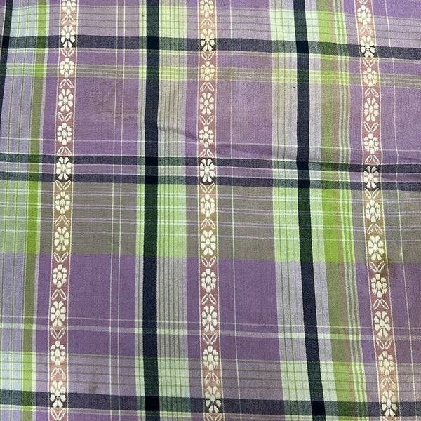 Cotton Check Yarn Dyed Dobby Check SFDS232