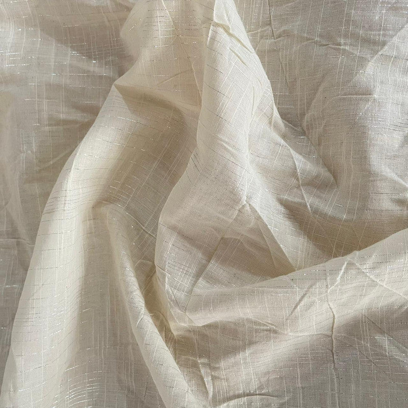 Cotton Lurex Stripe Fabric OSCP612