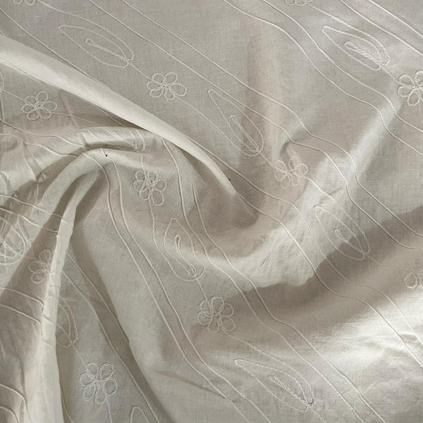 Cotton Embroidered Fabric OSCP629