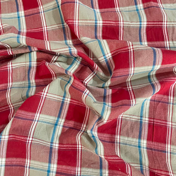 Cotton Check Fabric OSCP430