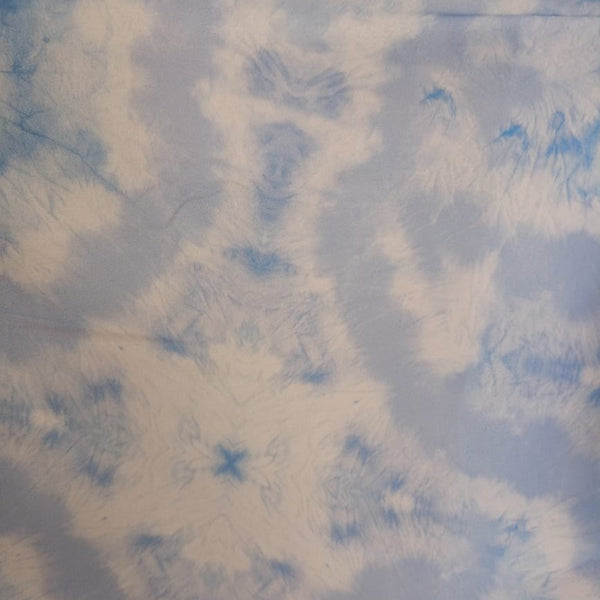 Ink Tie Dye Print On Royal Georgette RGPS42