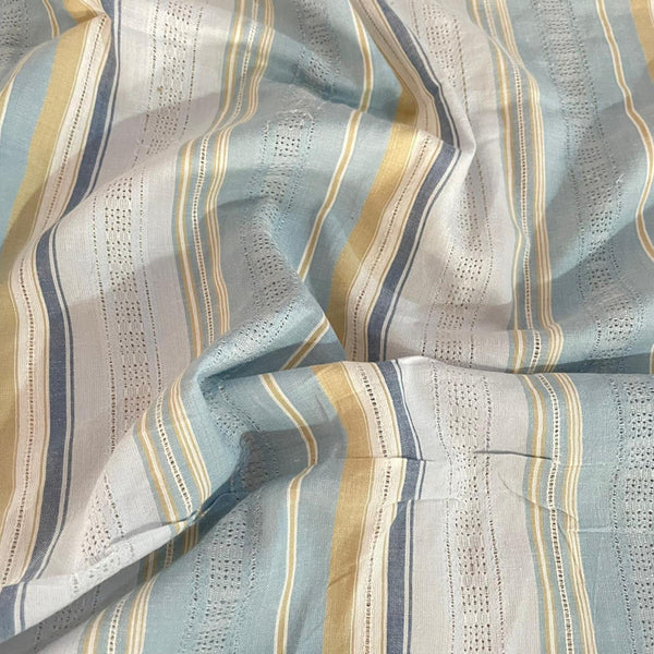 Cotton Dobby Stripe Fabric OSCP128