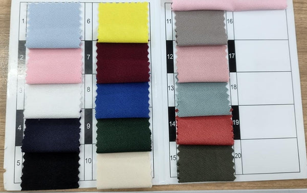 Mango Crepe Dyed Knitted Fabric
