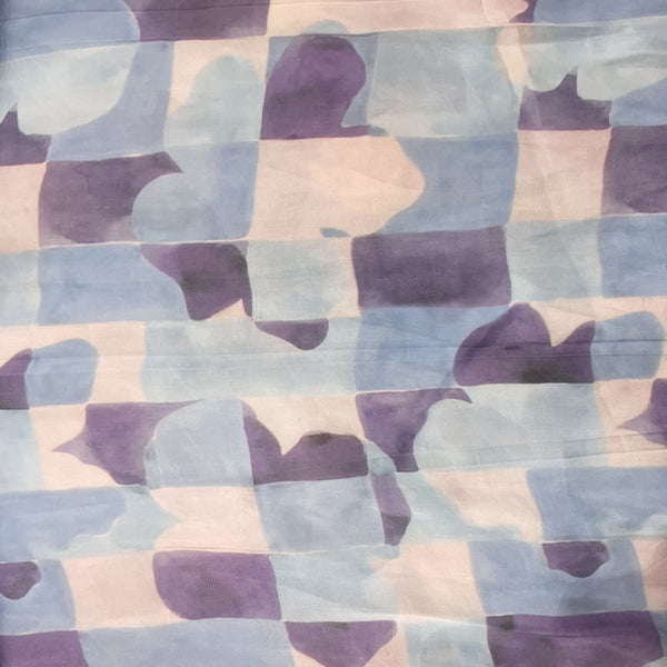 Vegan Silk Satin Print VSSP026
