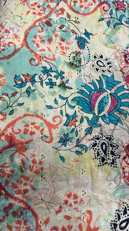 Cotton Chicken Print Fabric SFDS101