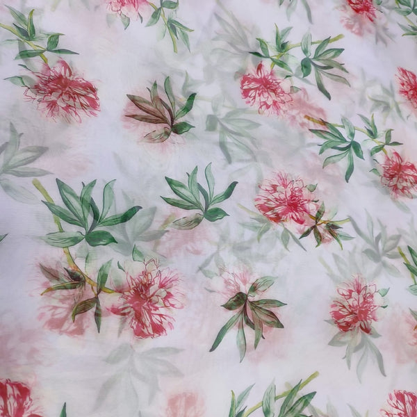 Marrie Gold Floral Print Onorganza -ORPA51