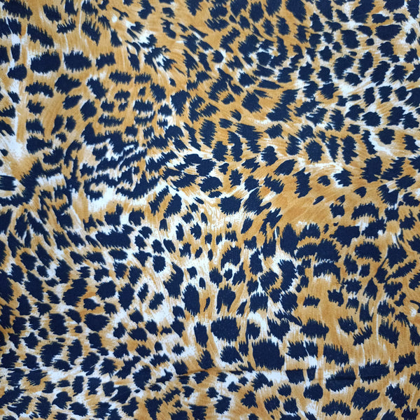 Animal Print On Poly Crepe SFCS53