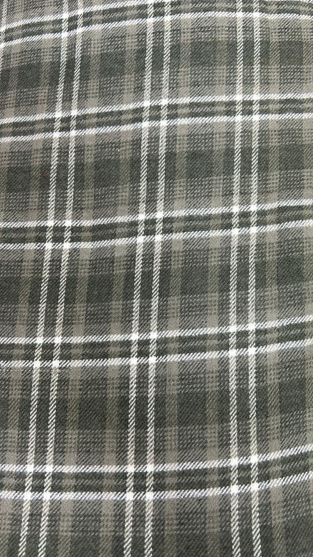 Courds Wool Big Check Yarn Dyed Fabric SFDS78