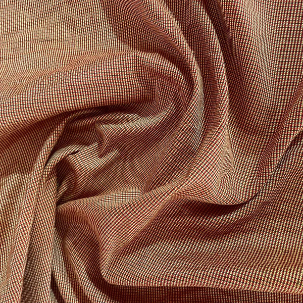 Cotton Small Check Fabric OSCP645