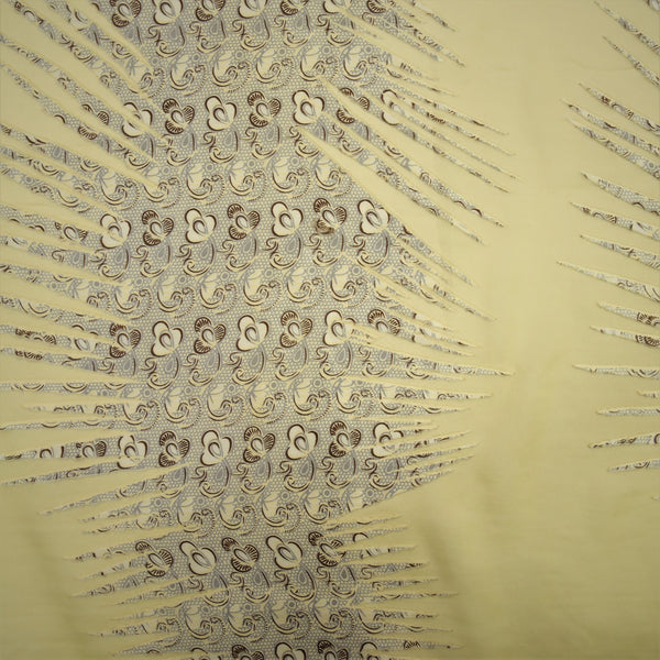 Print On Silk Satin Burnout#18