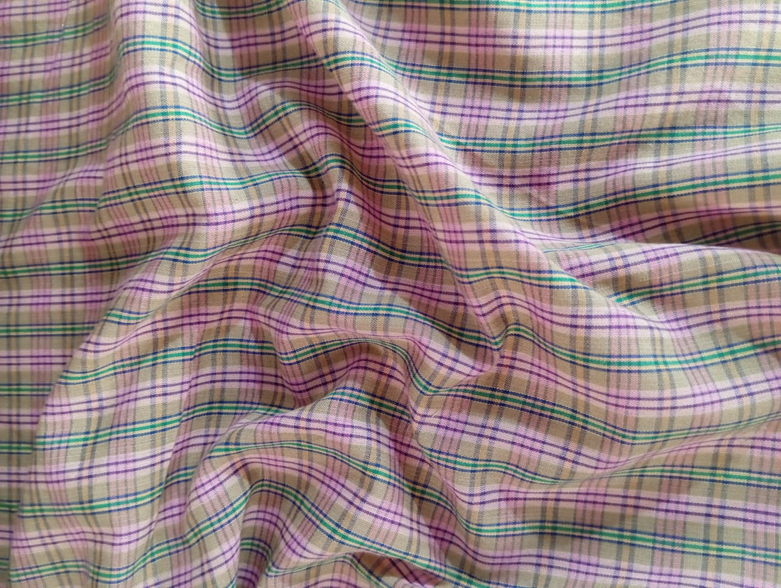 Cotton Check fabric OSCP35