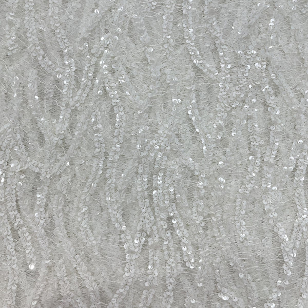 Wave Sequins French Lace