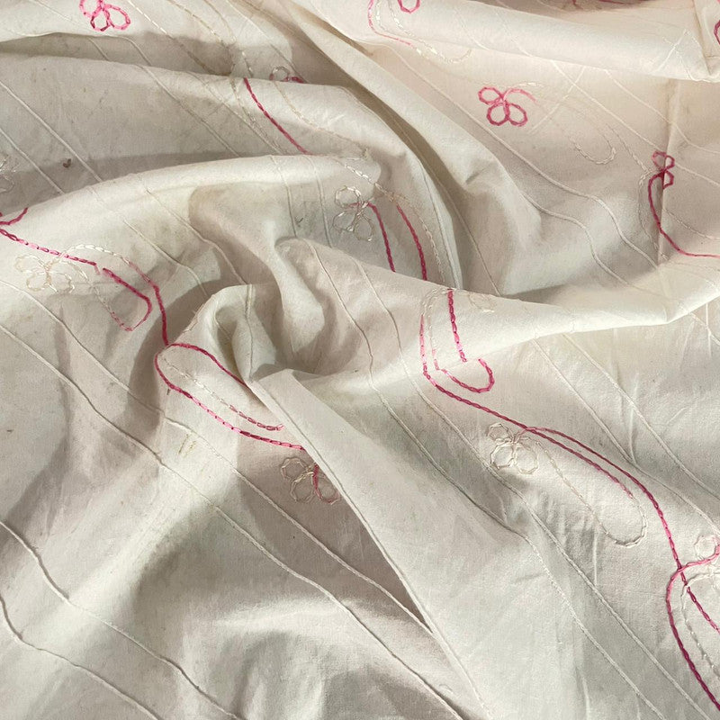 Cotton Embroidered Fabric OSCP72
