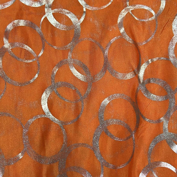Stripe Print On Poly Silk SPPS04