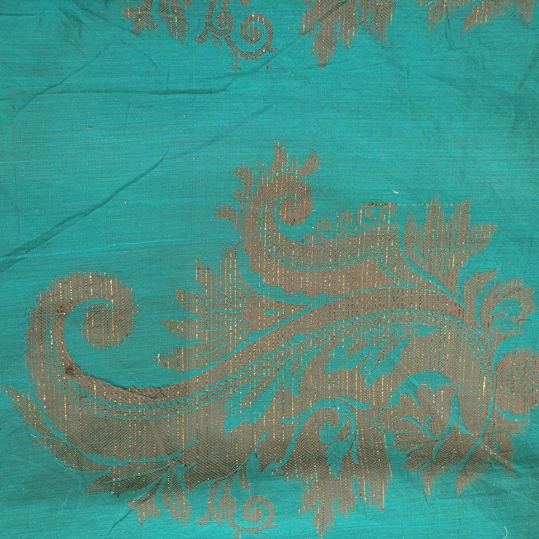 Chanderi Jacquard Embroidered Fabric NPCS30