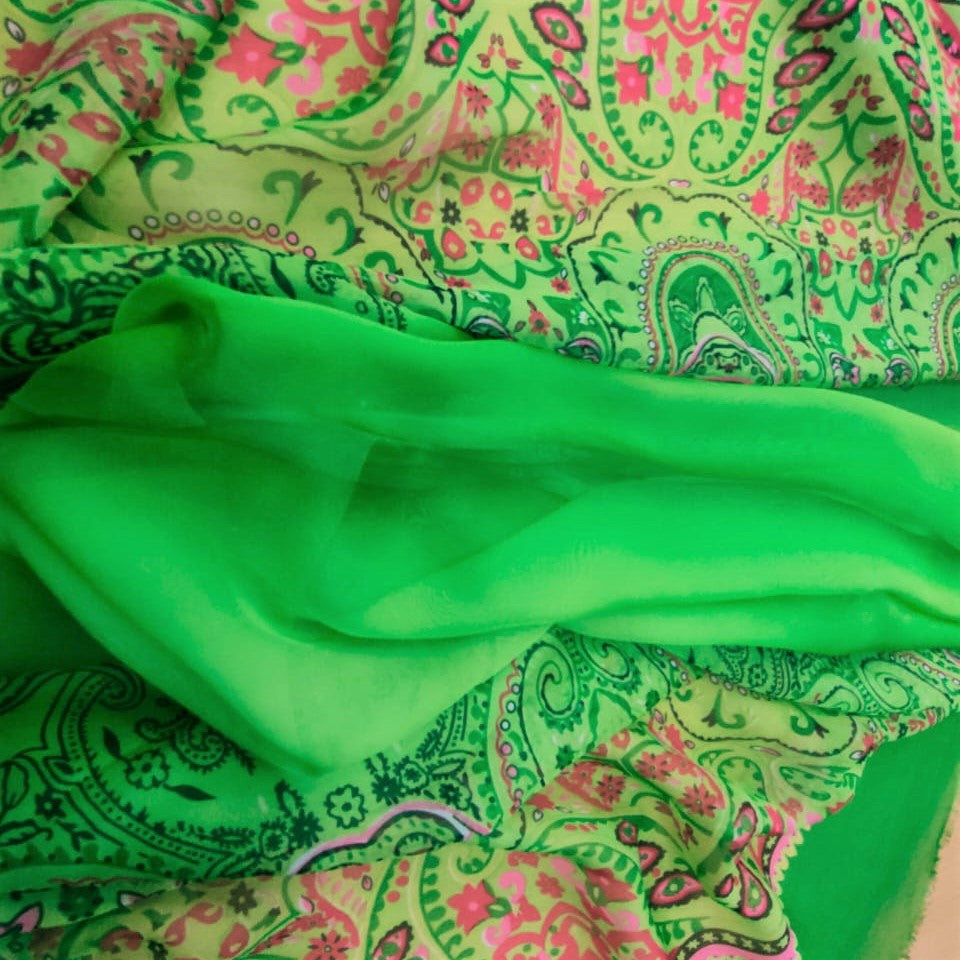 Print On Flat Chiffon FCPS259