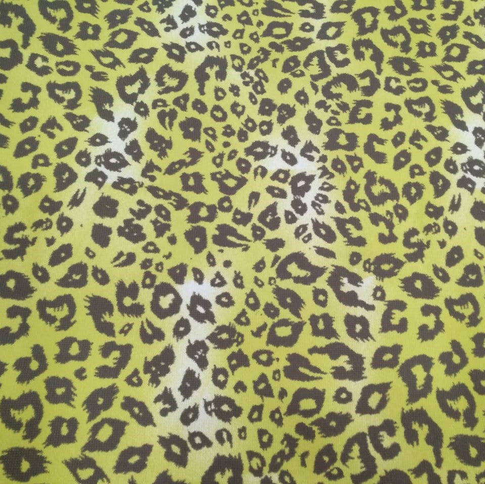 Yellow Leopard Print On Roberto Cavalli  RCPS11