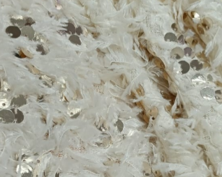 Feather Sequins Fabric