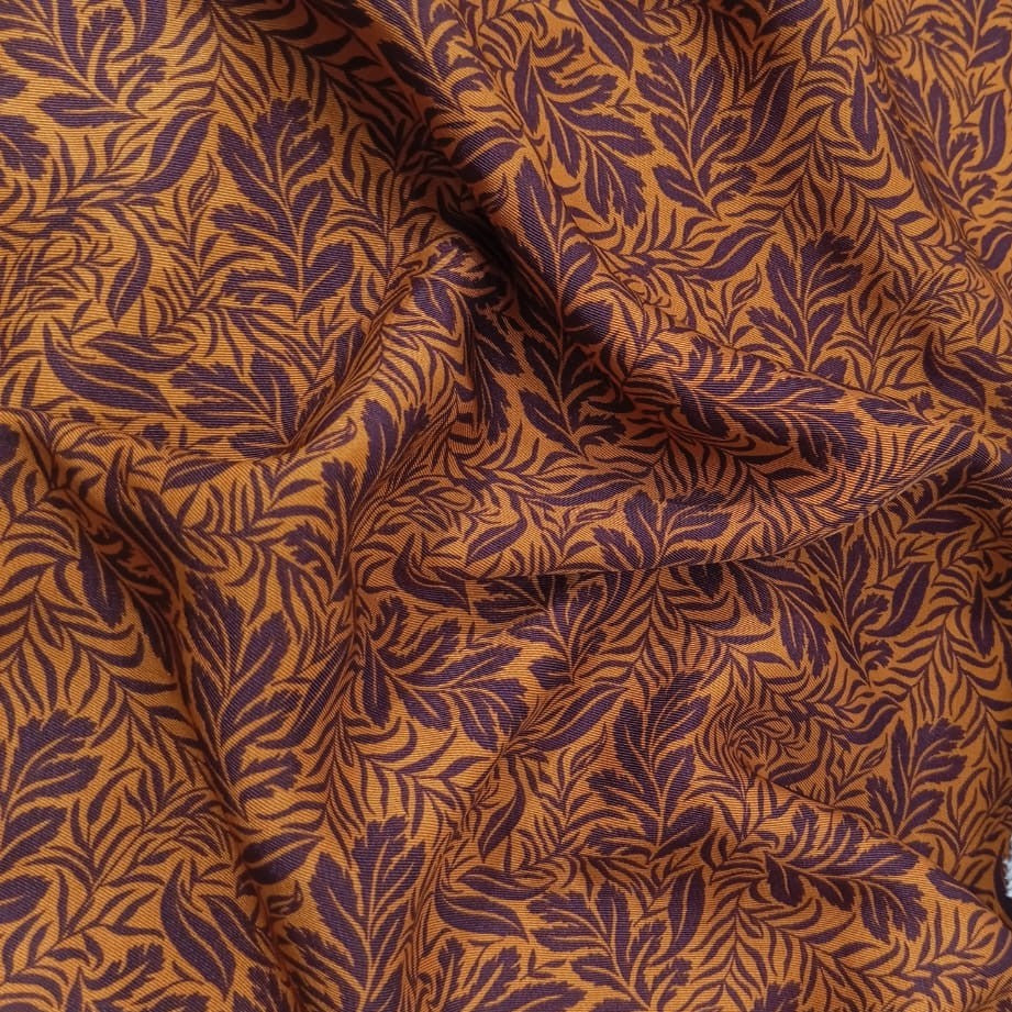 Tropical Vibes Print On Twill Satin TSPS23