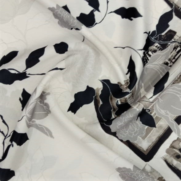 Monochrome Bird Art Print On Sumo Satin SSPS13