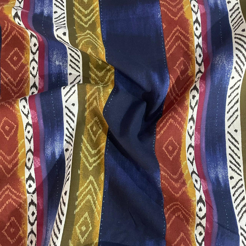 Cotton Canvas Stripe Print OSCP511