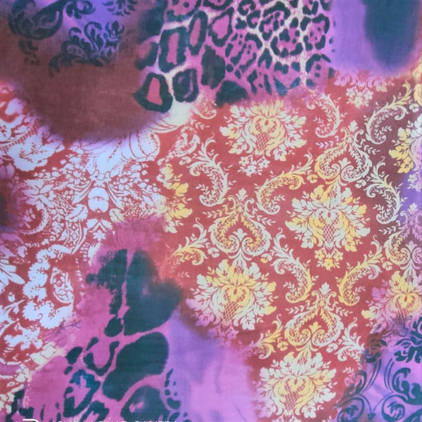 Soimoi Print On Silk Chiffon-SCPS200