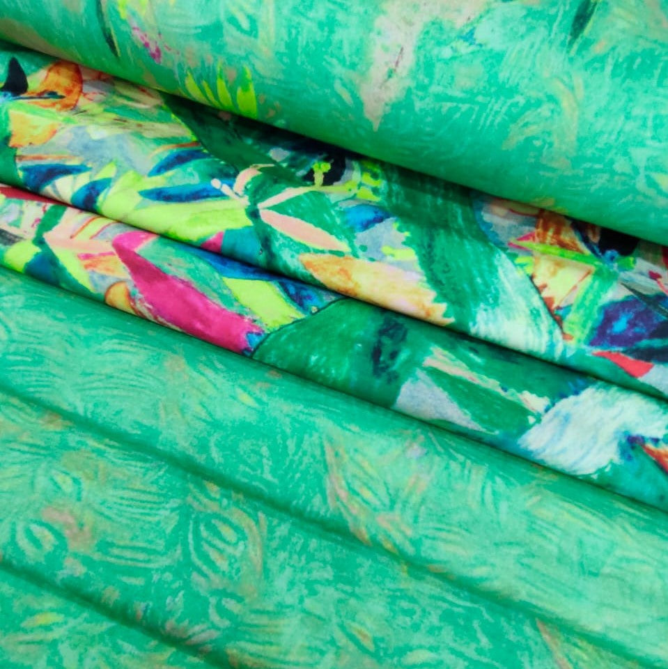 Print On Crepe Georgette Lycra CGLP02