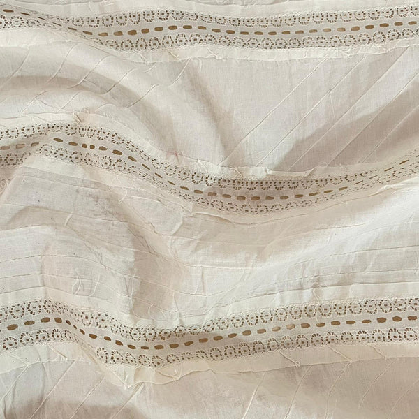 Cotton Embroidered Lace Fabric OSCP634