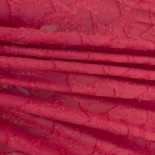 Metallic Jacquard (Star) Dyed Fabric