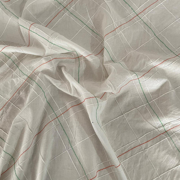 Cotton Embroidered Fabric OSCP624