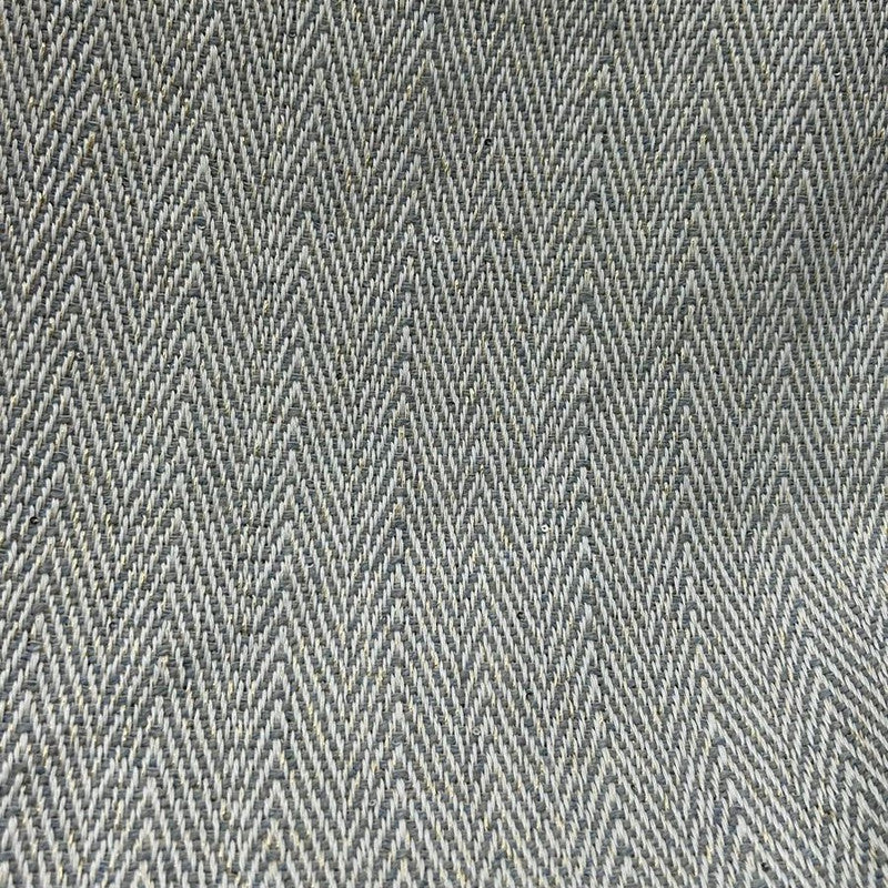 Blue & White Chevron Boucle Tweed