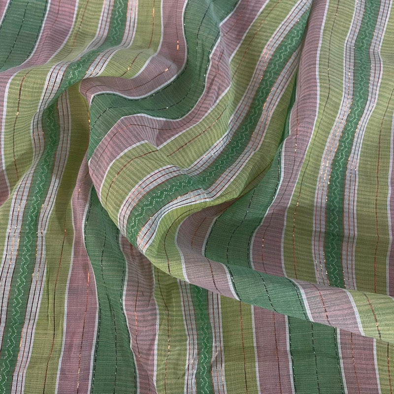 Lurex Stripe Print Fabric OSCP332