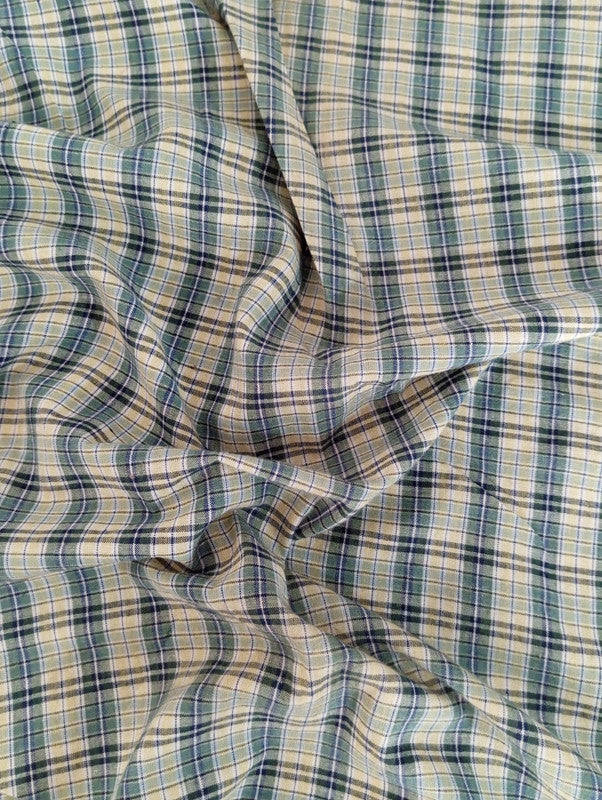 Check Print on Cotton Fabric OSCP24