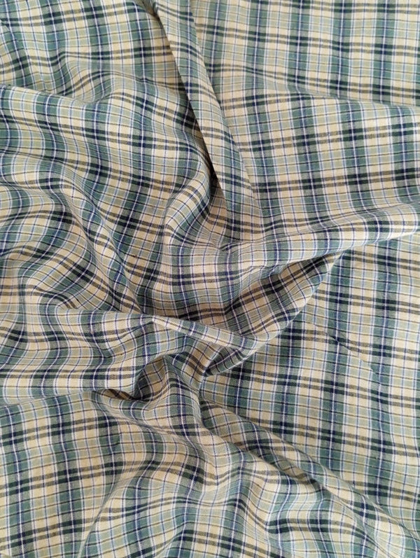 Check Print on Cotton Fabric OSCP24