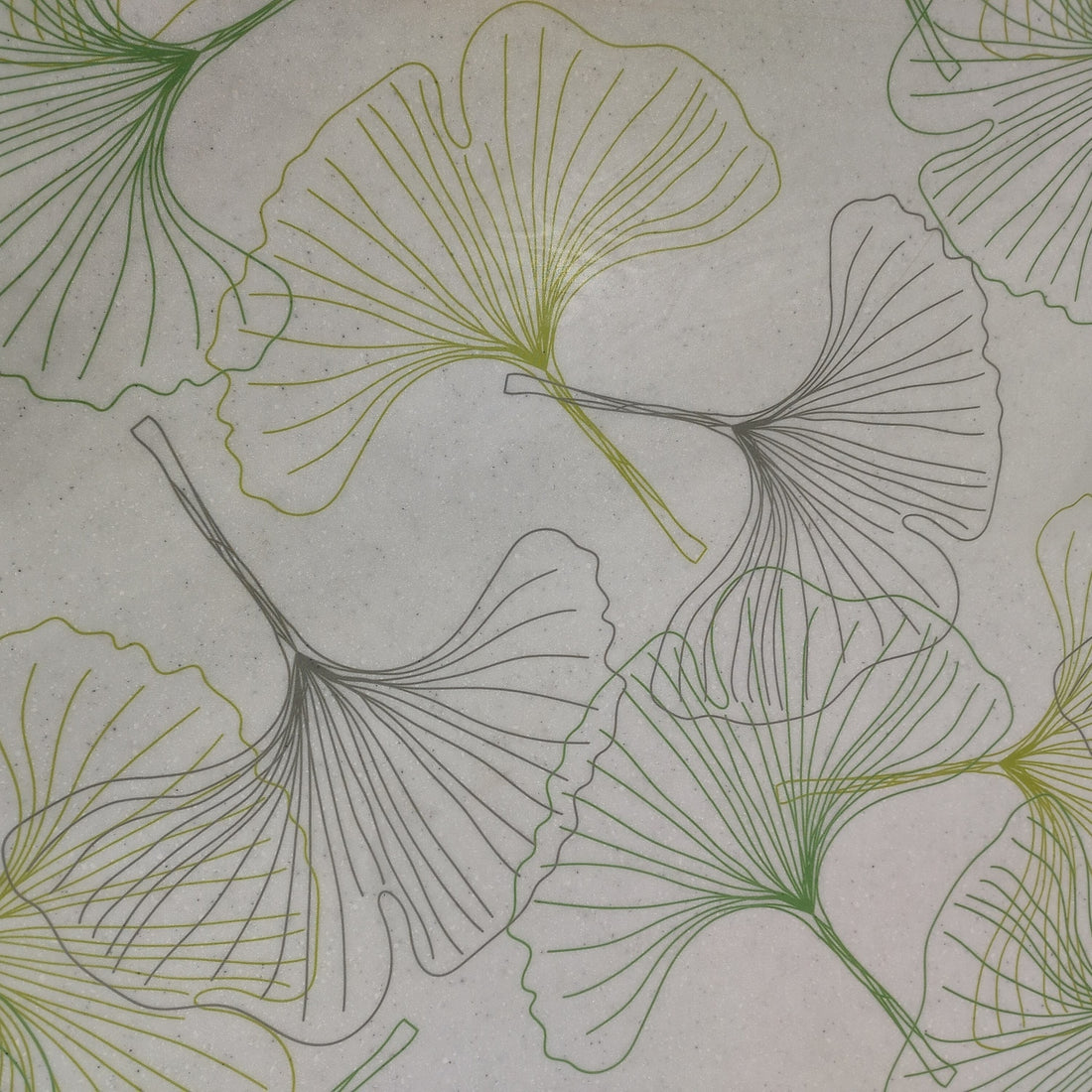 White Base Ocean Flower Print On Organza-ORPA10