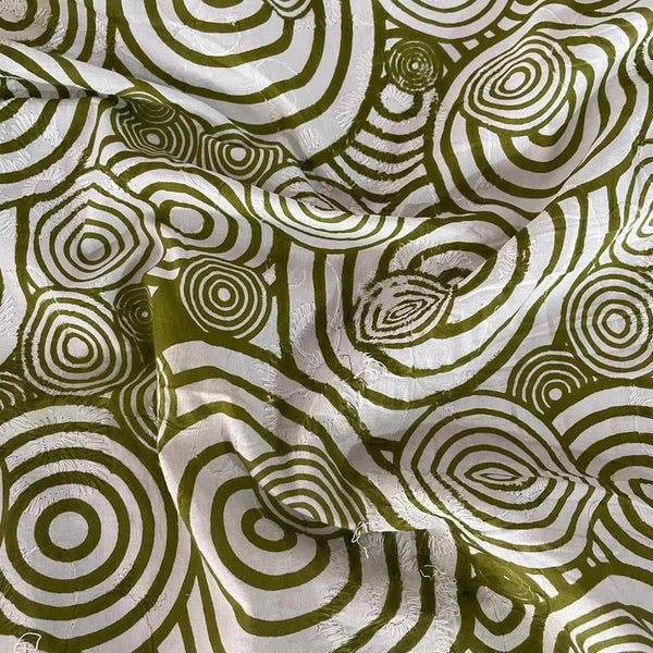 Cotton Print With Embroidered Fabric OSCP606