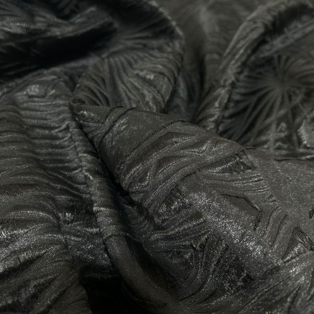 Abstract Organza Jacquard Fabric