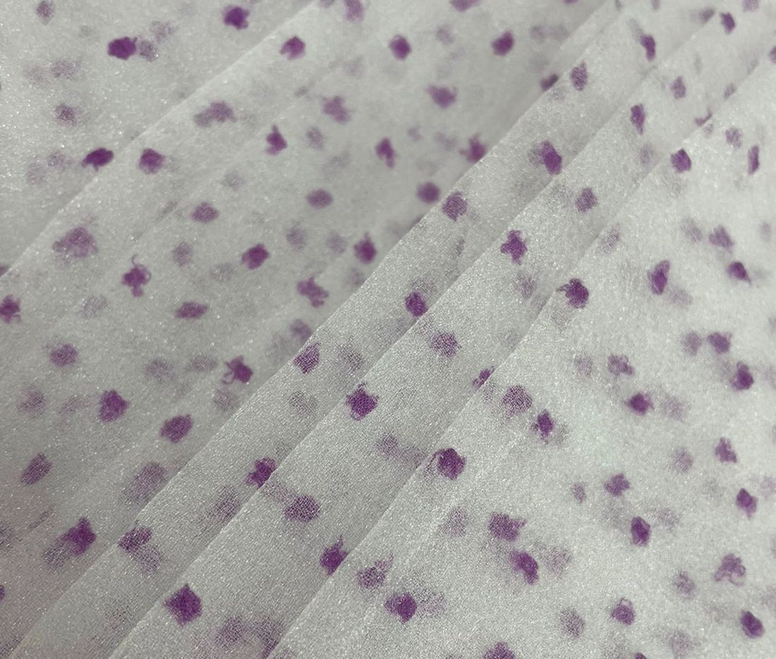 Madonna Organza (Two Tone)(Lavender on White 2)