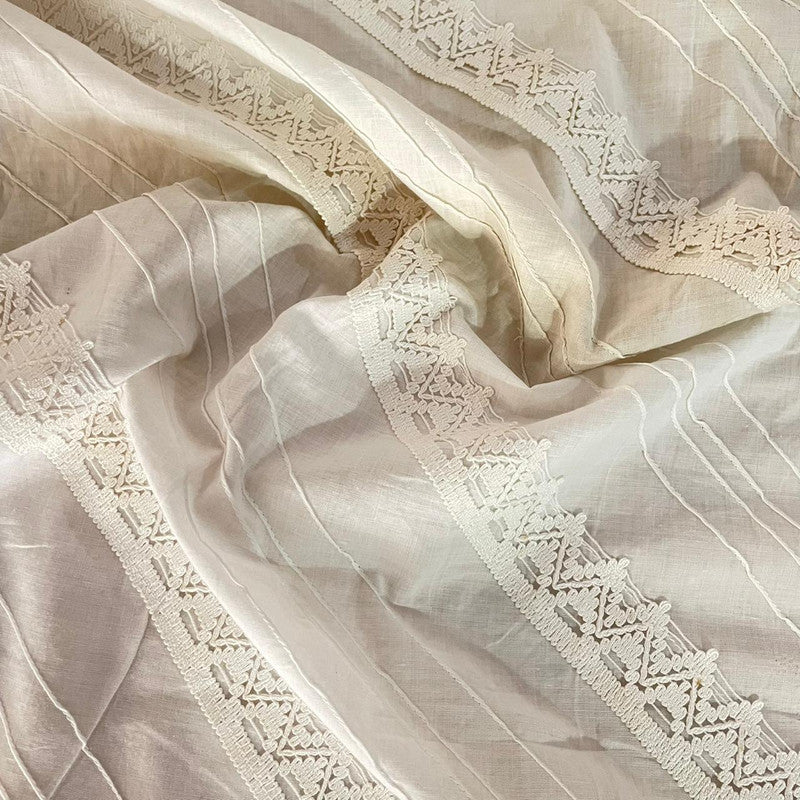Cotton embroidered Fabric OSCP391